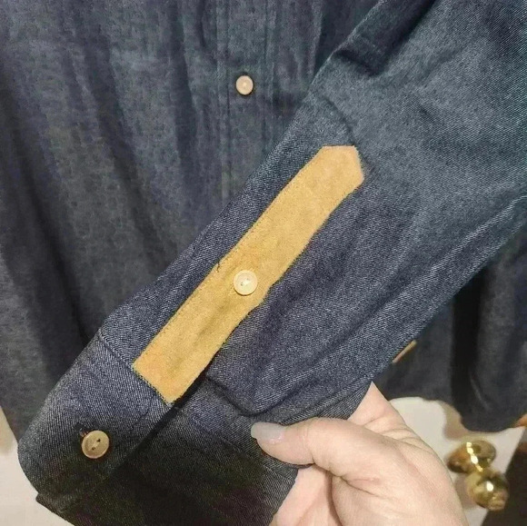 Big and Tall Mens Eight 732 denim shirt, size 3xl. NWOT - Picture 3 of 9